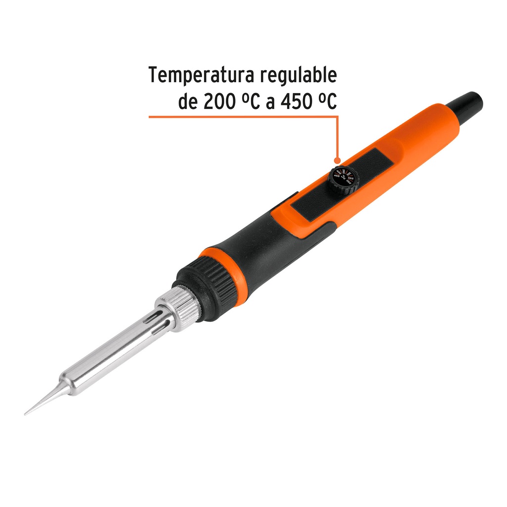 Cautín profesional electrónica de 25W, temperatura regulable CAU-25ER