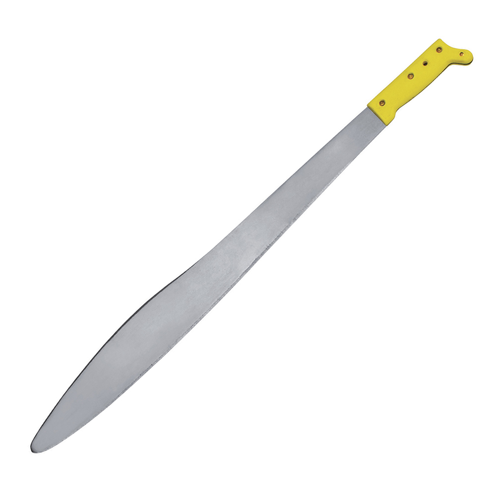 Machete laminado con mango amarillo acapulqueño 24"