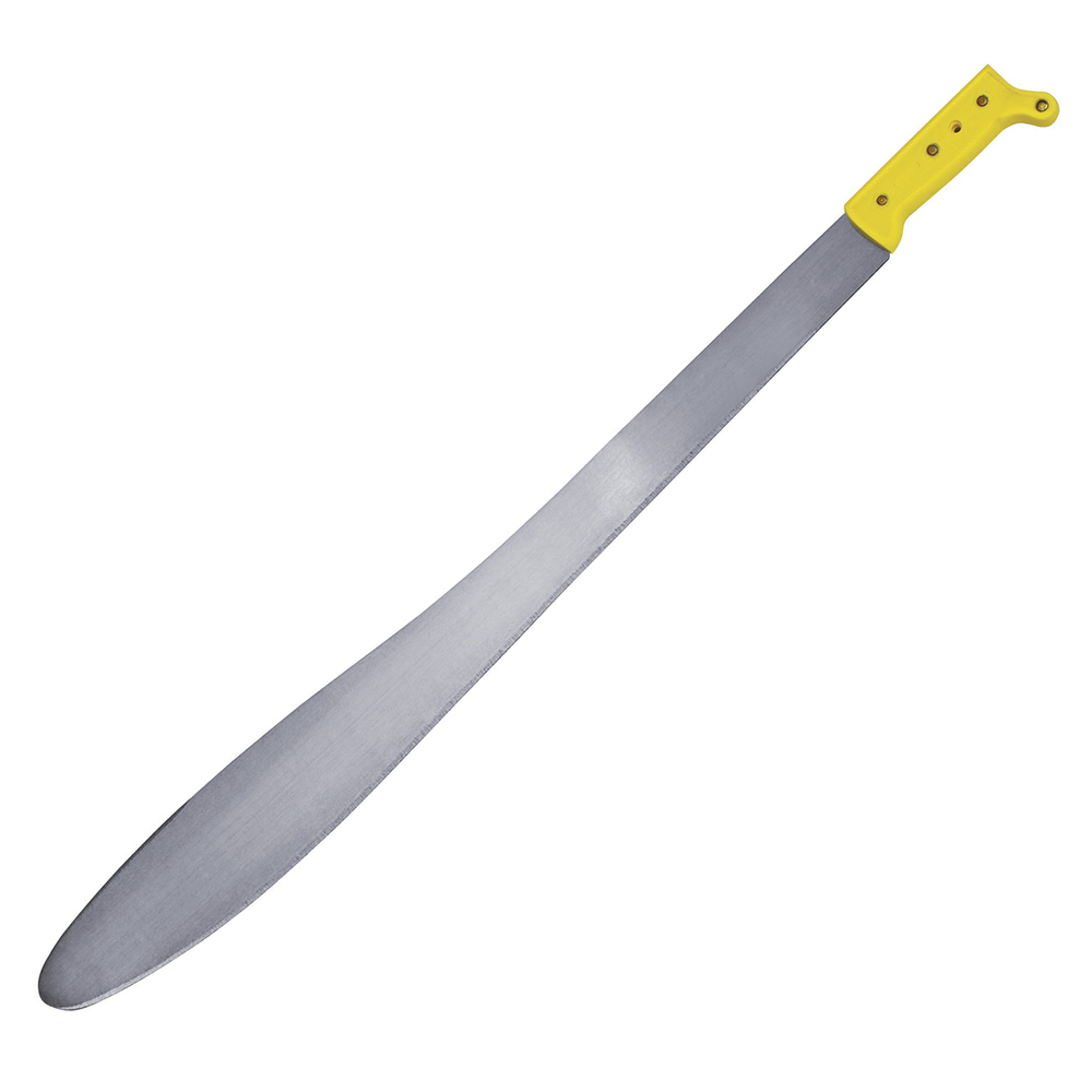 Machete laminado con mango amarillo caguayano 27"