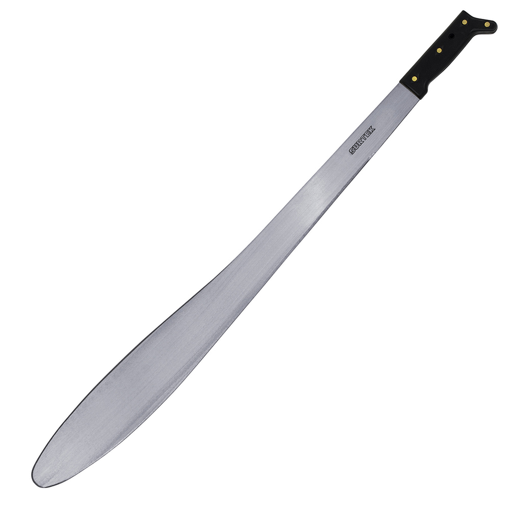 Machete troquelado con mango negro caguayano 27"