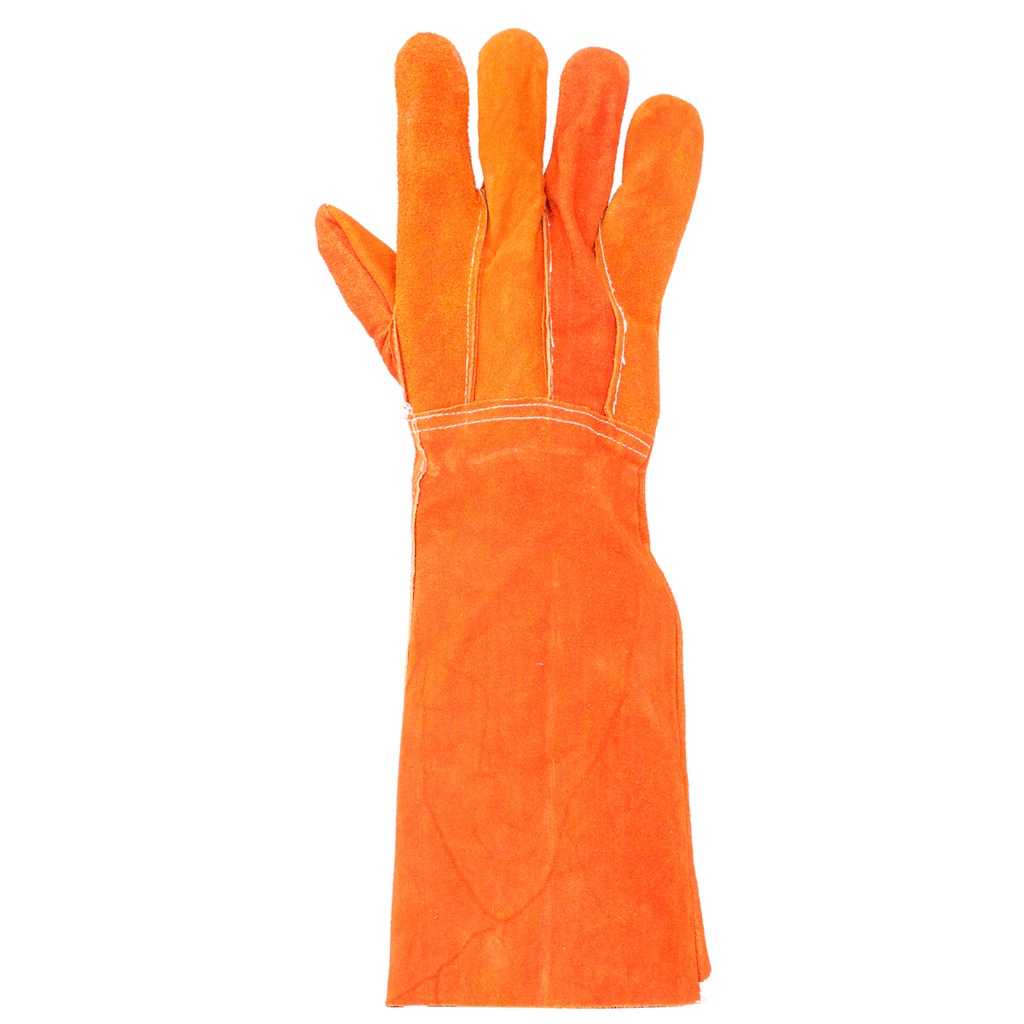 Guantes de carnaza extra largos surtek