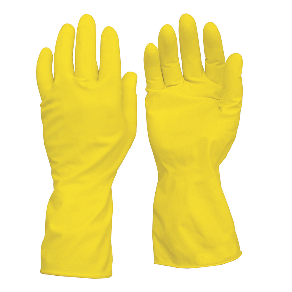 Guantes de látex con forro interno de algodón CH