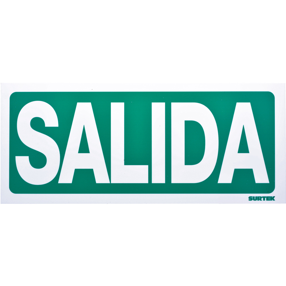 Señal "Salida"