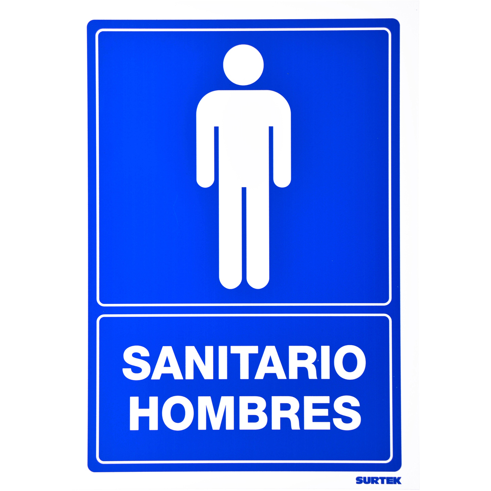 Señal "Sanitario hombres"