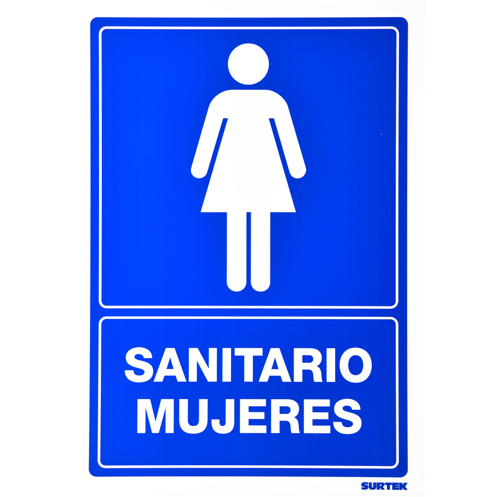 Señal "Sanitario mujeres"