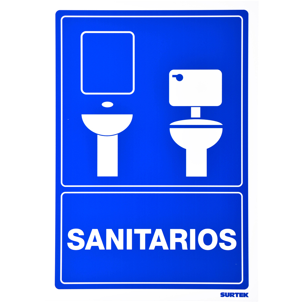 Señal "Sanitarios"