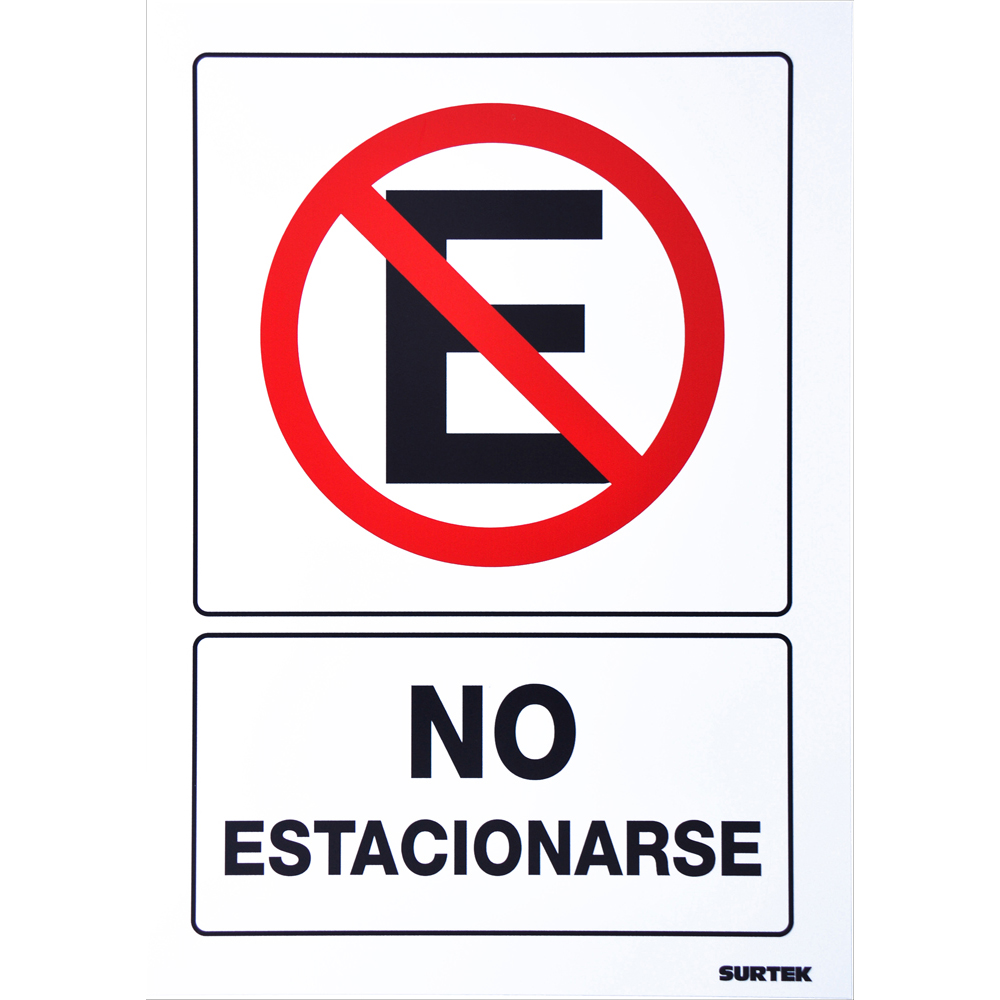 Señal "No estacionarse"