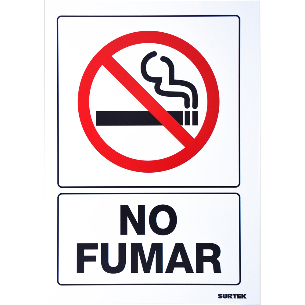 Señal "No fumar"