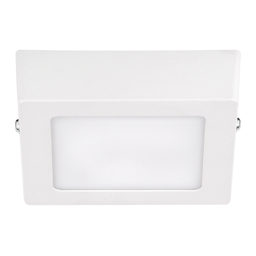 Luminario de LED de sobreponer cuadrado 6 W, luz fría