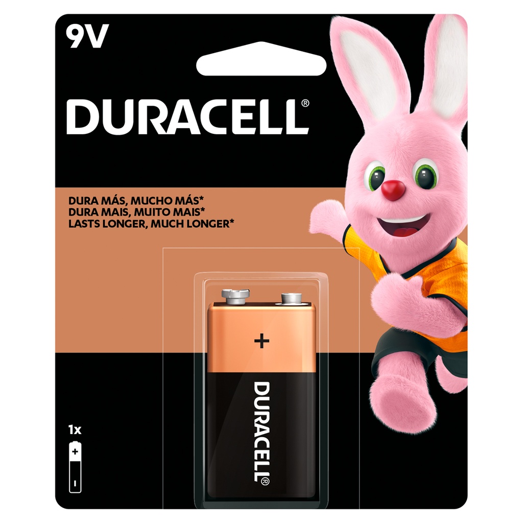 Pila alcalina Duracell® "9V"