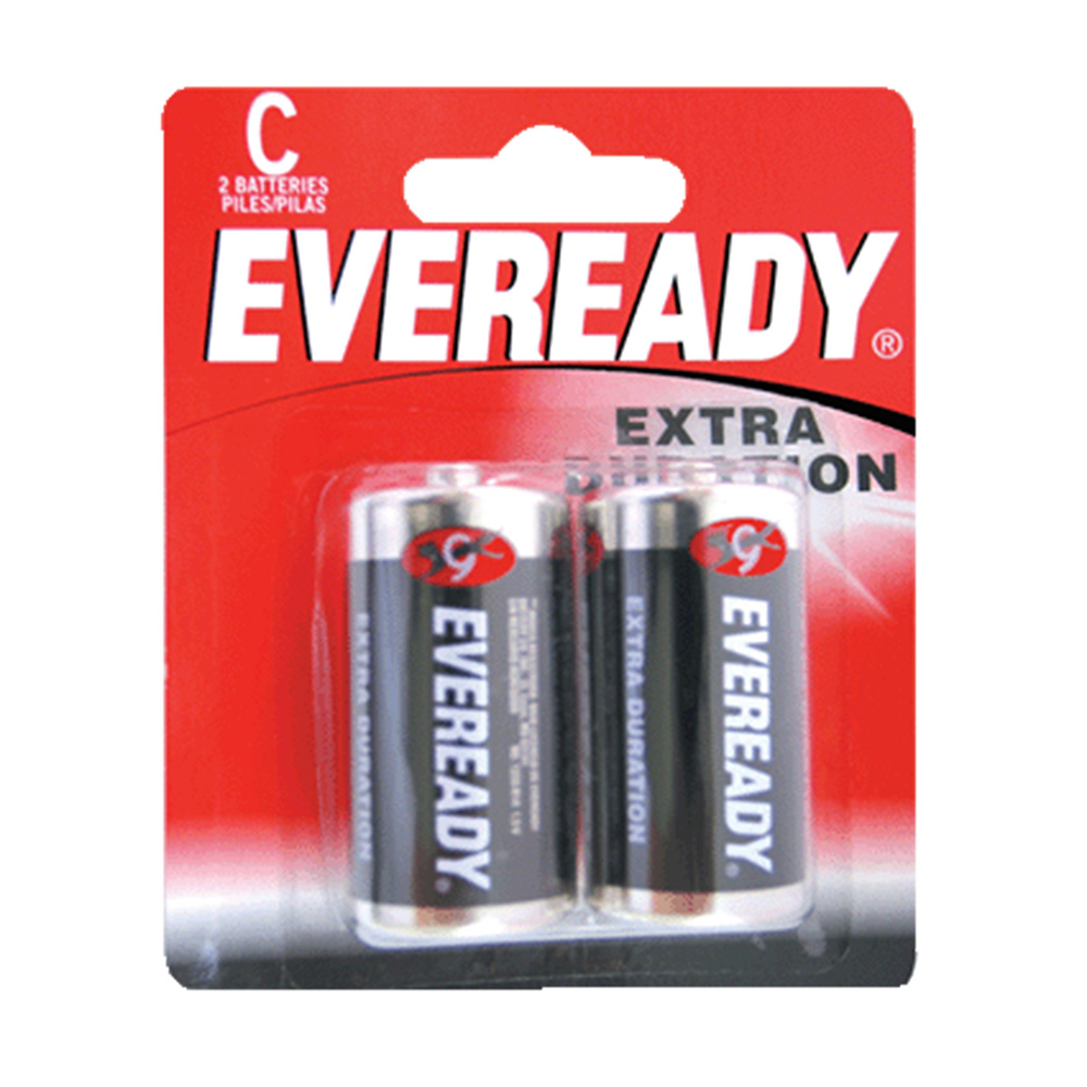 Pila alcalina Eveready® "C", 2 piezas