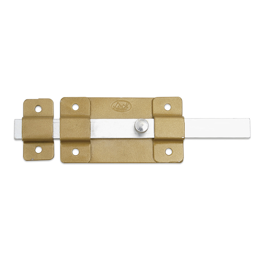 Pasador de sobreponer 12 cm dorado