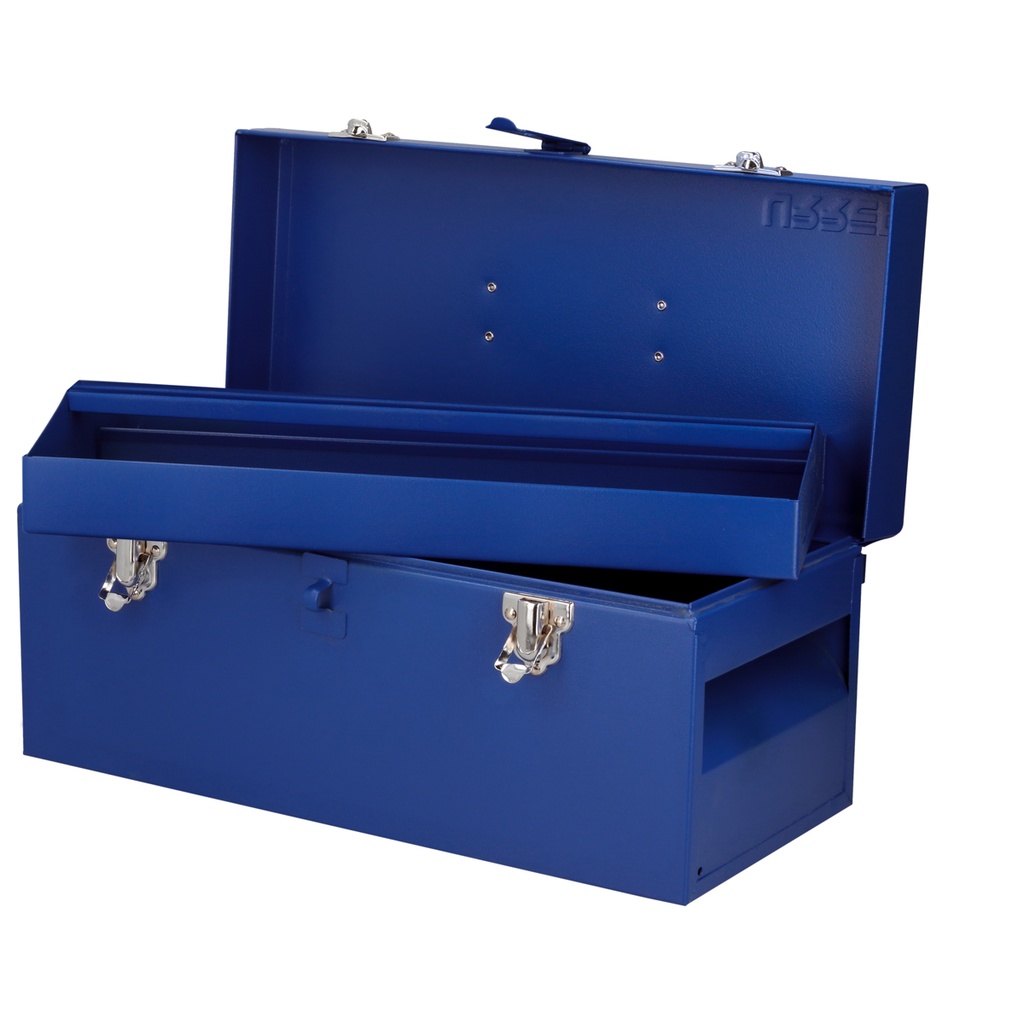 Caja portaherramientas metálica azul 16" x 7" x 7"