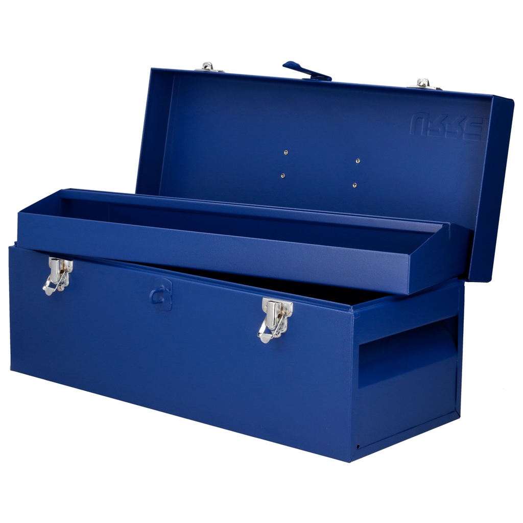 Caja portaherramientas metálica azul 20" x 7" x 7"