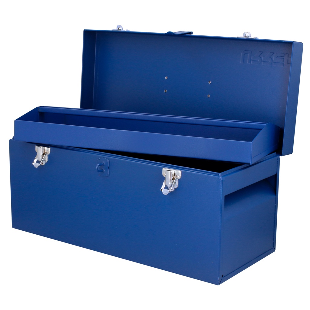 Caja portaherramientas metálica azul 20" x 8" x 9"