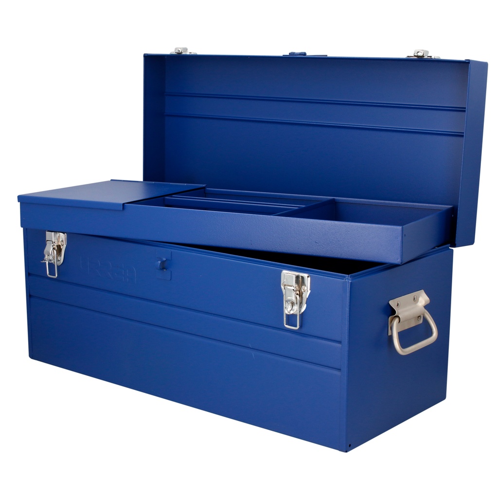 Caja portaherramientas metálica azul 23" x 10" x 11"