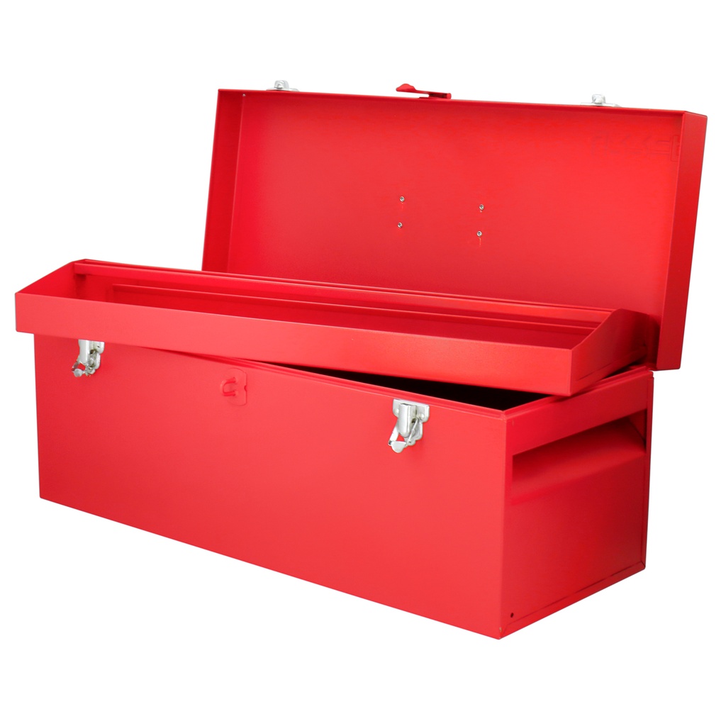 Caja portaherramientas metálica roja 24" x 9" x 9"