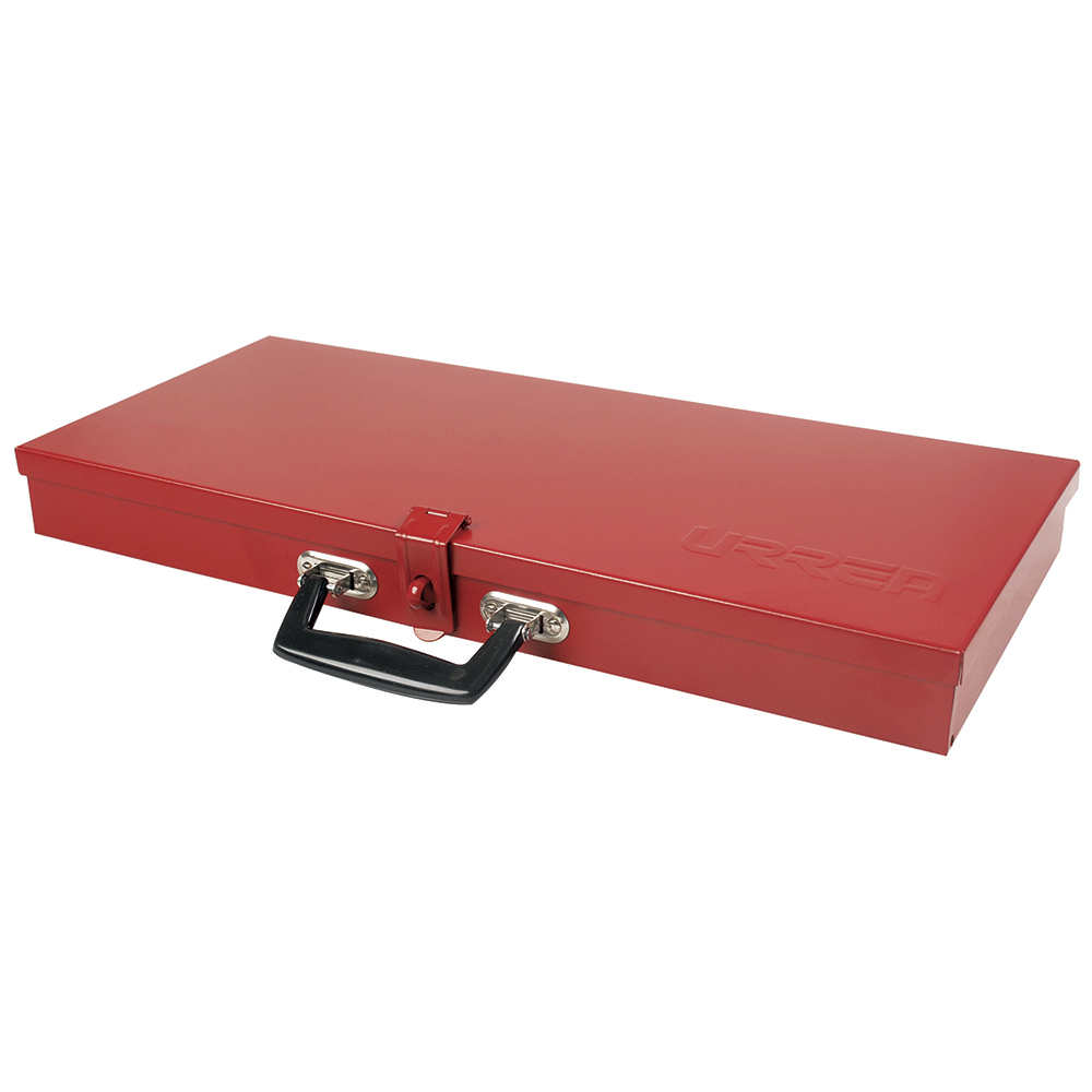 Caja metálica usos múltiples roja 19" x 8" x 1"