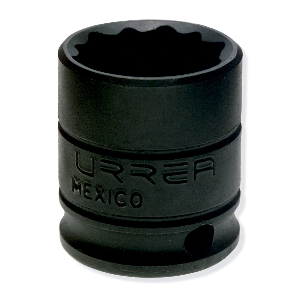 Dado de impacto cuadro de 3/8", 12 puntas, en pulgadas, 1/2"