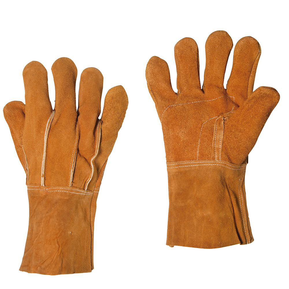 Guantes de carnaza puño corto