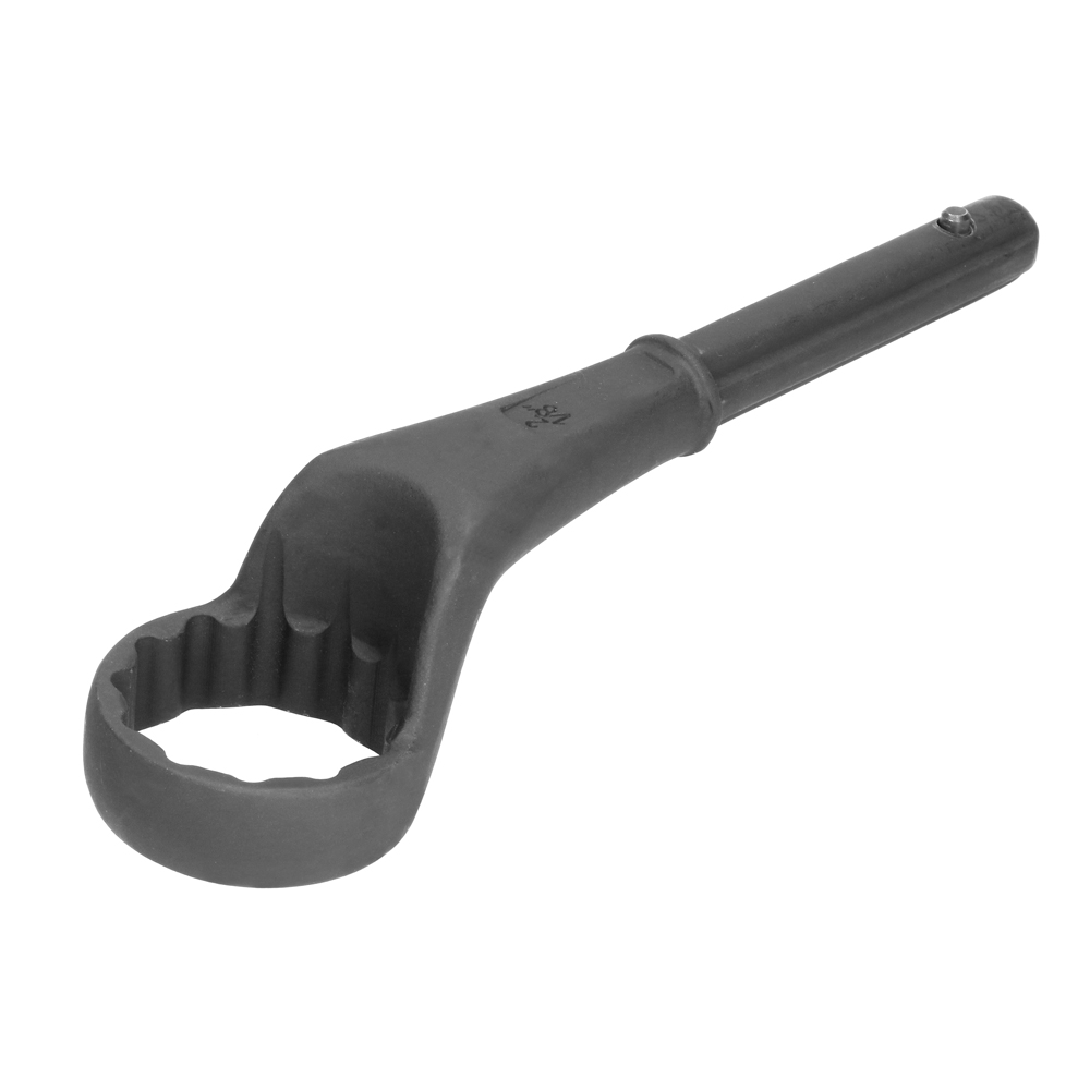 Llave acodada de alta palanca fosfatizada sin cola métrica, 12 puntas, 55 mm