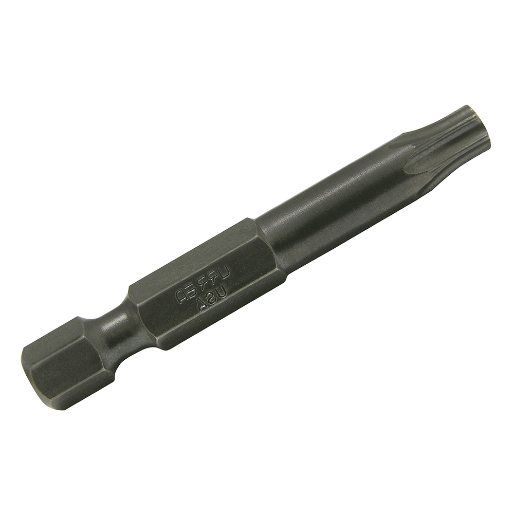 Punta Torx de poder hexágono de 1/4", T10 x 1-15/16"