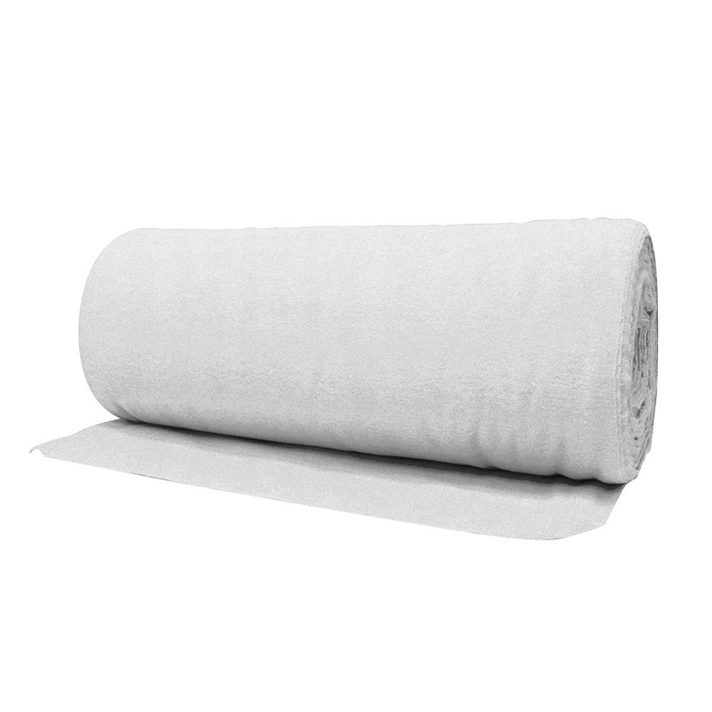 Franela en rollo de 50 cm x 1 m blanca