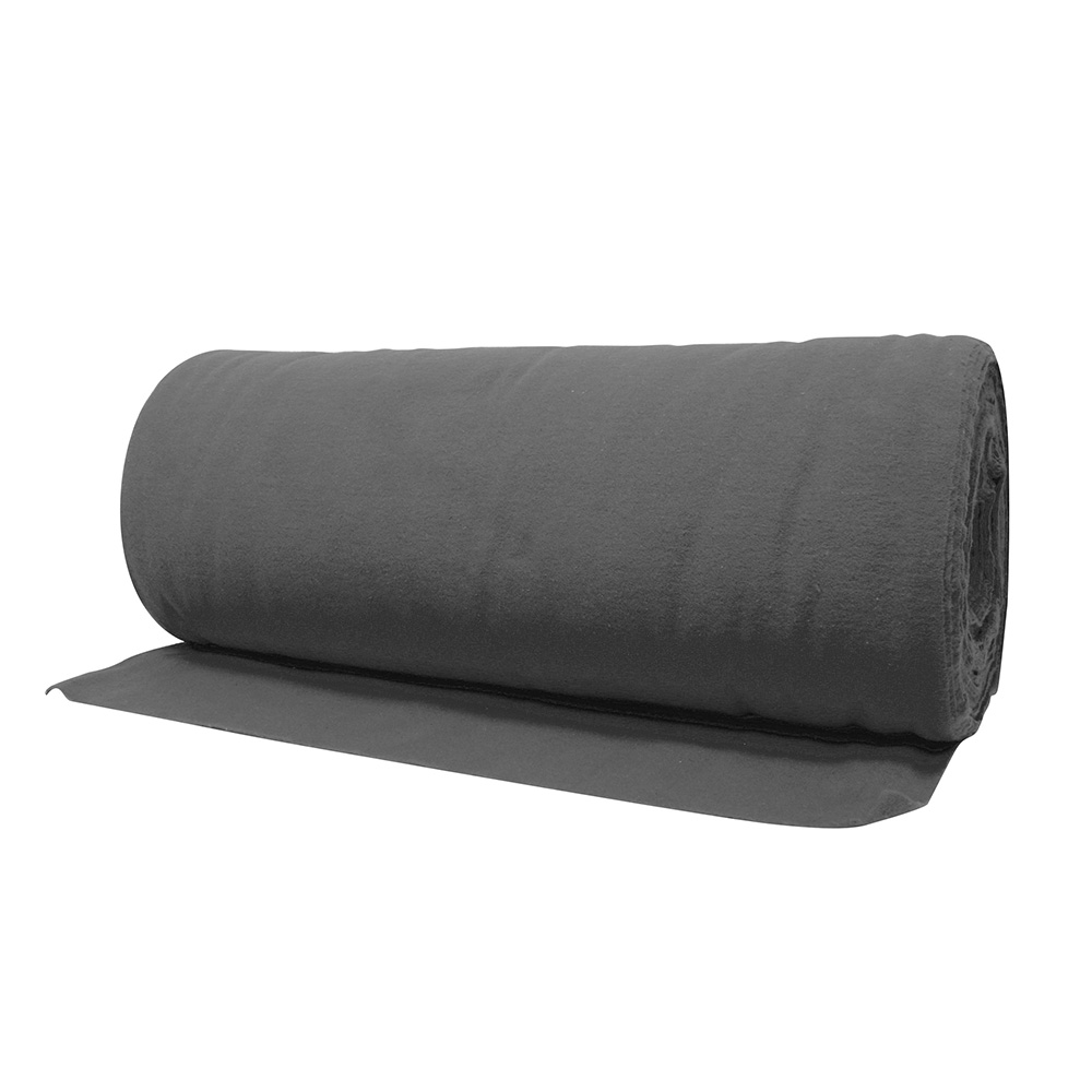 Franela en rollo de 50 cm x 50 m gris