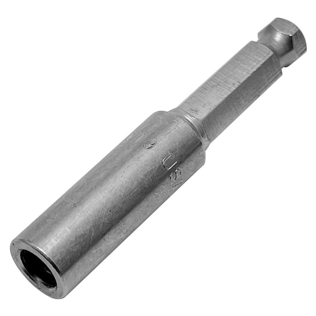 Adaptador magnético para puntas hexagonales de 5/16", hexágono de 1/4" x 2-1/2"