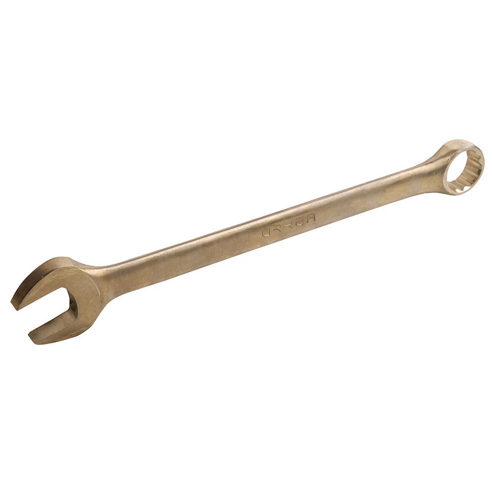 Llave combinada de bronce-aluminio antichispa métrica, 12 puntas, 10 mm