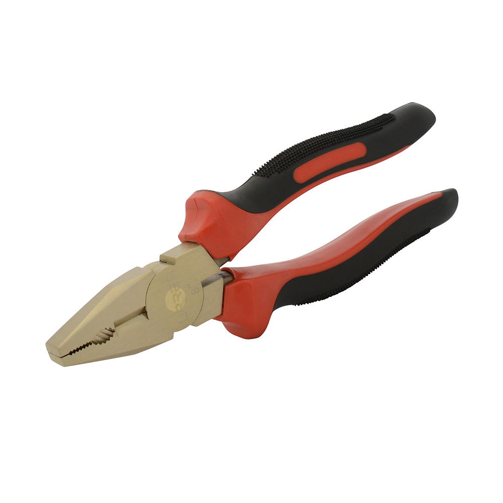 Pinza de bronce-aluminio antichispa 8", para electricista