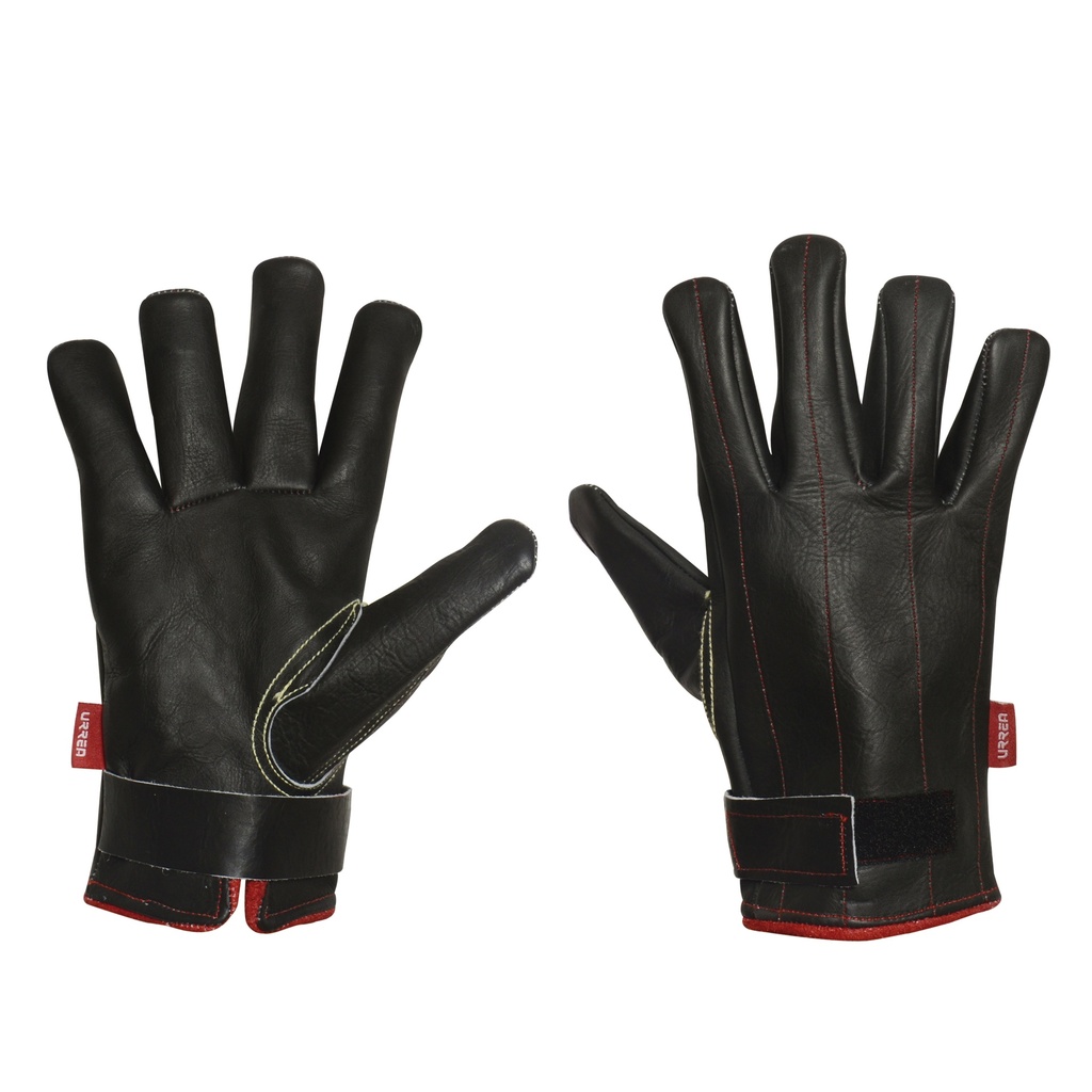 Guantes de piel para argonero unitalla