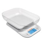 Báscula digital con tazón para cocina, 5kg, Truper BASE-5T