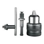 Broquero con llave, 1/2' con adaptador SDS Plus, Truper BRO-1/2S