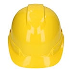 Casco de seguridad ventilado, ajuste de matraca, amarillo CAS-AI