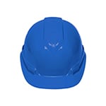 Casco de seguridad ventilado, ajuste de matraca, azul CAS-ZI