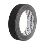 Rollo de 5 m de cinta antiderrapante negra 25mm con abrasivo CIA-15N