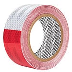 Rollo de 9 m x 2' de cinta reflejante de PVC, Truper CIREF-9