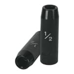 Dado largo impacto de 1/2', 6 puntas, cuadro 1/2', Truper D-7316-HL