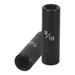 Dado largo impacto de 9/16', 6 puntas, cuadro 1/2', Truper D-7318-HL