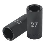 Dado largo impacto de 27 mm, 6 puntas, cuadro 1/2', Truper D-7327-ML