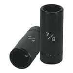 Dado largo impacto de 7/8', 6 puntas, cuadro 1/2', Truper D-7328-HL