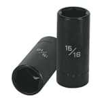 Dado largo impacto de 15/16', 6 puntas, cuadro 1/2', Truper D-7330-HL