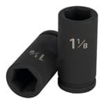 Dado largo de impacto de 1-1/8', 6 puntas, cuadro 3/4' D-7518-L