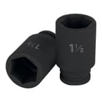 Dado largo de impacto de 1-1/2', 6 puntas, cuadro 3/4' D-7524-L