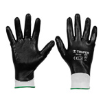 Guantes de poliéster con recubrimiento de nitrilo, G, Truper GU-153