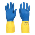 Guantes de látex reforzados para limpieza, chicos, Truper GU-331