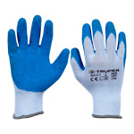 Guantes de poliéster recubiertos de latex, CH, Truper GU-411