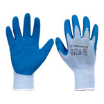 Guantes de poliéster recubiertos de latex, M, Truper GU-412