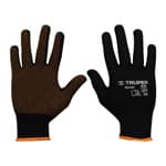 Guantes de poliéster con puntos de PVC en palma, CH, Truper GU-441